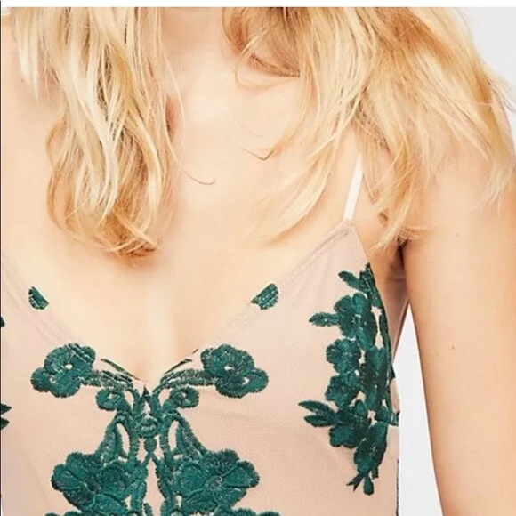 For Love & Lemons Temecula bodysuit green one piec - Picture 6 of 6